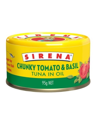 Sirena Tomato & Basil Tuna 95gm x 12