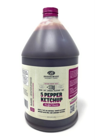 Brooksmade 5 Pepper Ketchup 3.79L x 1