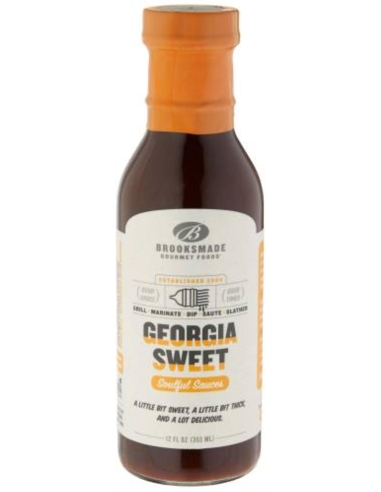 Sauce barbecue sucrée Géorgie Brooksmade 355 ml