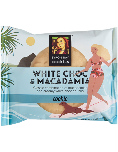 Byron Bay weiße Schokolade Macadamia 60g x 12