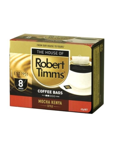 Robert Timms Bustine di caffè Mocha Kenya 8s