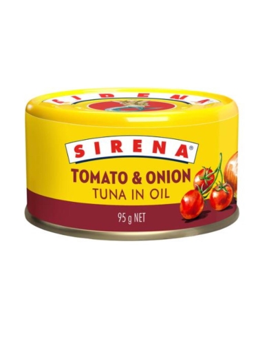 Sirena Tomaten en uien tonijn 95 gm x 12