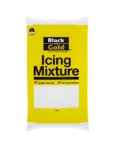 Black & Gold Icing Mischung 1kg x 1