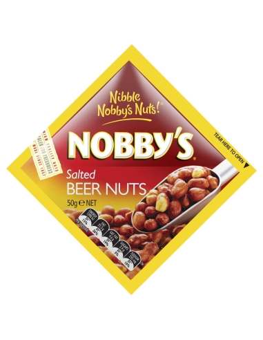 Nobby's Salted Beer Nuts 50g x 12