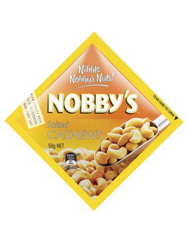 Anacardi salati di Nobby 50g x 12