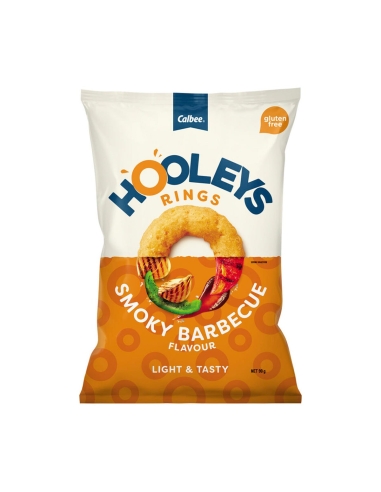 Hooleys Ringe Smoky Bbq 90g x 8