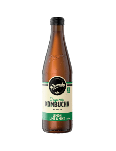 Remedy Kombucha Citron Vert & Menthe 330ml x 12