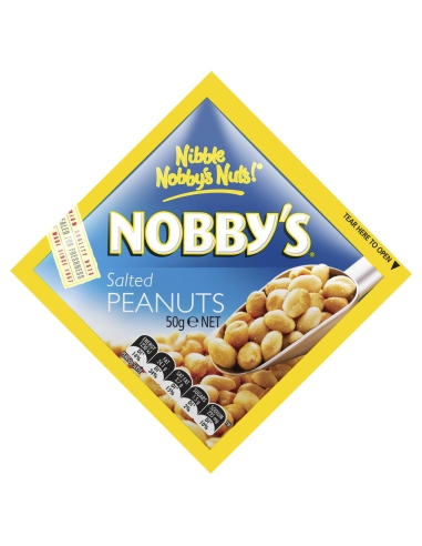 Cacahuètes salées de Nobby 50 g x 12