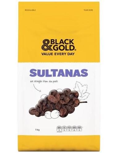 Black & Gold Sultana's 1 kg x 1