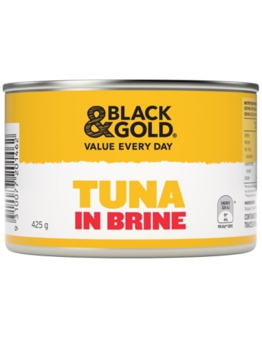 Black & Gold Tuna Chunks Dans Brine 425gm x 1