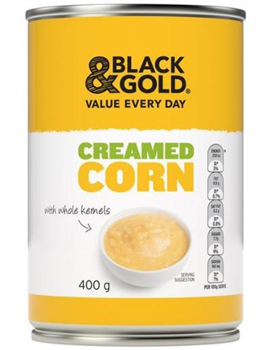 Black & Gold Coin crème 400gm x 24