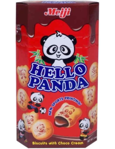 Meiji Hallo Panda Chocolade Koekjes 50 gm x 10