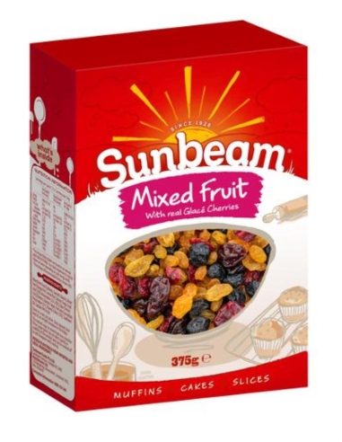 Sunbeam Mezcla de frutas 375gm x 1