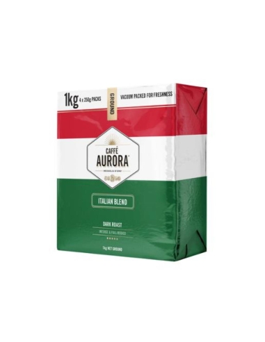 Aurora Café italiano Blend Ground Coffee 1kg x 1