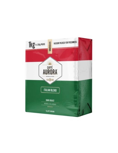 Aurora Caffè Macinato Miscela Italiana 1kg x 1