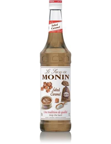 Monin 塩キャラメルシロップ 700ml x 1