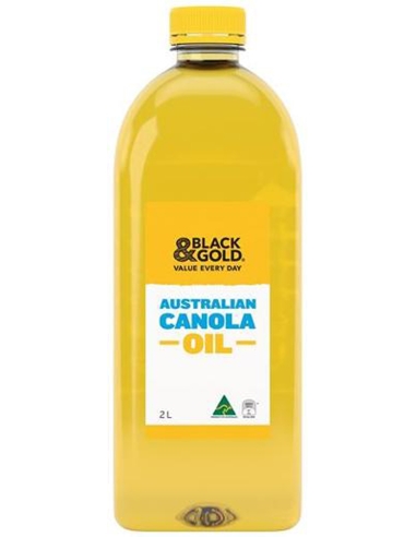 Black & Gold Huile de canola australienne 2 l x 1