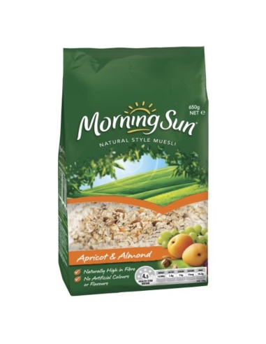 Buongiorno Sun Albicocche e mandorle Muesli 650gm x 1