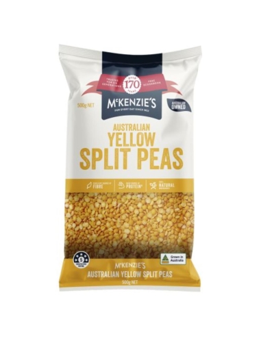 Mckenzies Peas séparés jaune 500gm x 12