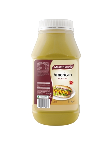 Masterfoods Amerikaanse mosterd 2,5 kg x 1