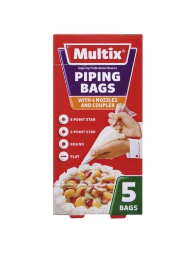 Multix Piping Bag 5 Pack x 8