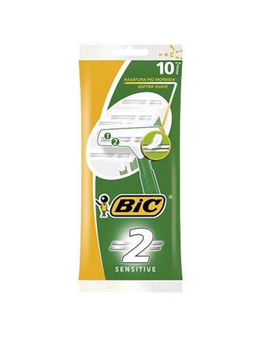 Bic シェーバー ツインイージー センシティブポーチ 10パック x 10