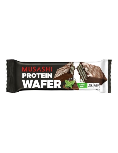 Musashi Choc Mint Protein Wafer 40 gm x 12