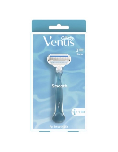 Gillette Venus Glatte Razor + Razor Klinge 1 Pack x 6