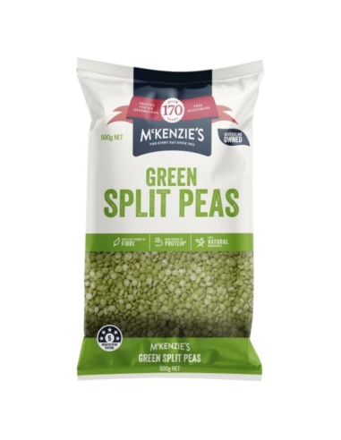 Mckenzies Groene Split Peas 500 gm x 12