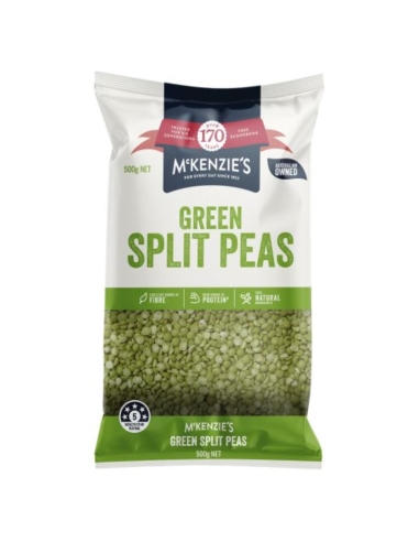 Mckenzies Grüne Split Peas 500gm x 12