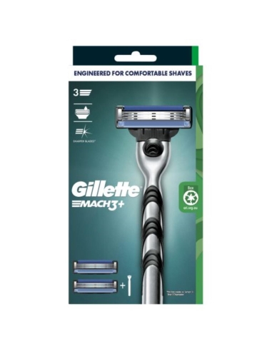 Gillette Mach 3 + Razor 2up 1 包装 x 1