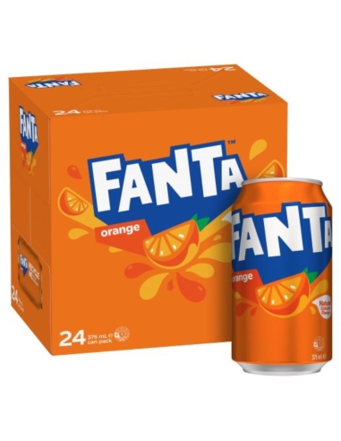 Fanta Bebida suave naranja 375m x 24