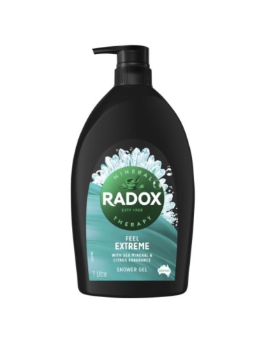 Radox Oryginalny męski gel prysznicowy 1ltr x 3