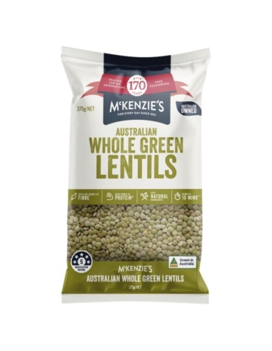 Mckenzies Gehele groene linzen 375 gm x 1