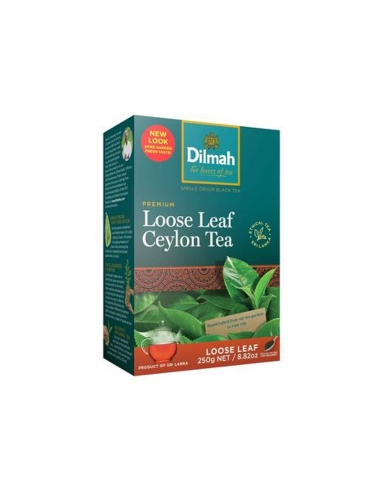 Dilmah Foglia di tè di Ceylon sfusa di qualità premium 250 g x 1
