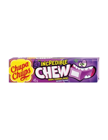 Chupa Chups Chew Grape incroyable 45g x 20