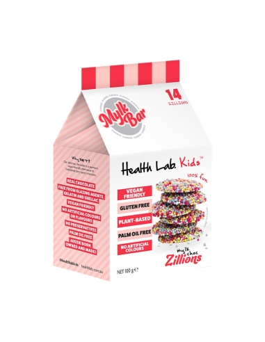 Health Lab Dziecięcy batonik Mylk Bar Czekoladowy Zillion 100g x 4