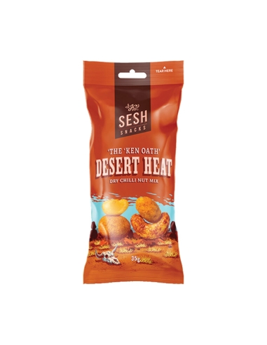 Sesh Snacks Desert Heat Droge Chili Notenmix 35g x 21