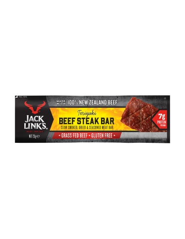 Barra de filete de res Jack Link's Teriyaki 25 g x 12