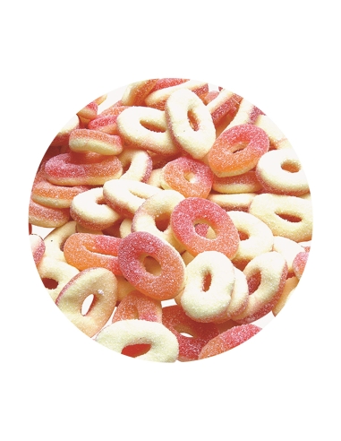 Bulk Trolli Peach Sour O's 1,5 kg x 1