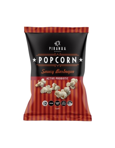 Piranha Barbeque di salsa di popcorn 25g x 24