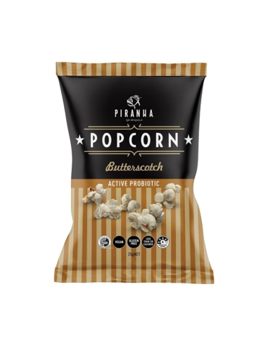 Piranha Popcorn Butterscotch 25 g x 24