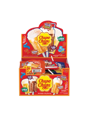 Chupa Chups 3D-koolzuurhoudende dranken 15 g x 45