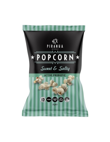 Piranha Popcorn Sweet & Salty 25 g x 24