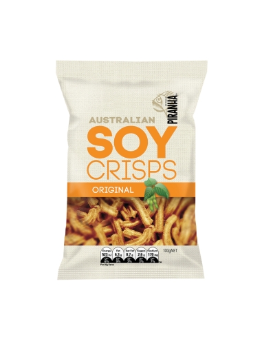 Piranha Soja Crisps Originele 100 g x 14