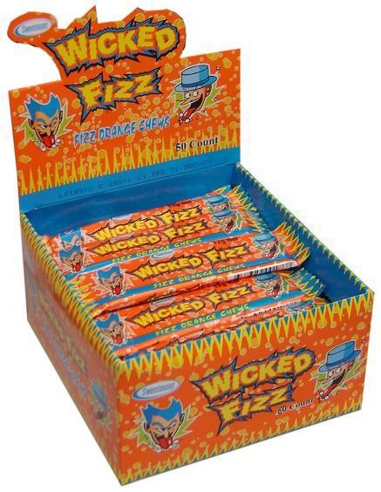 Sweetmans Wicked Fizz Orange 12 g x 72