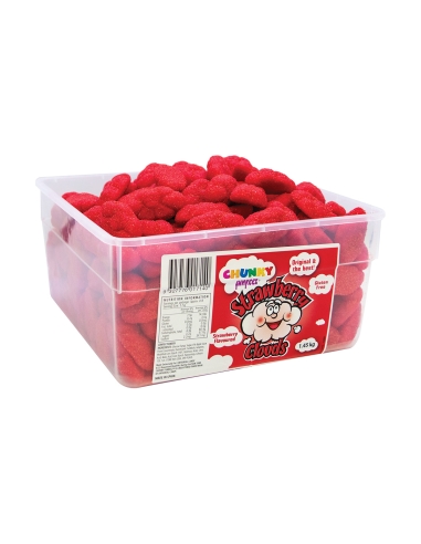 Chunky Nuages de fraises Pack 300 Pièces 1.65Kg x 1