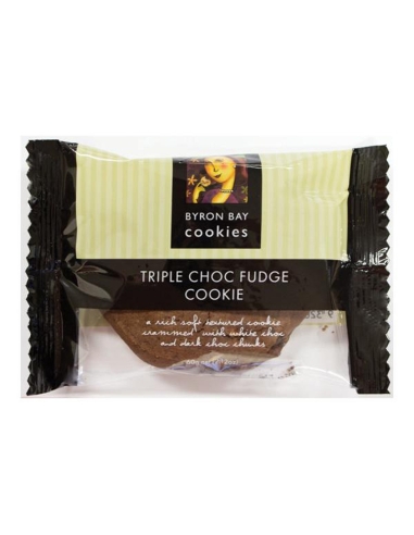 Byron Bay Drievoudige Chocolade Fudge 60g x 12