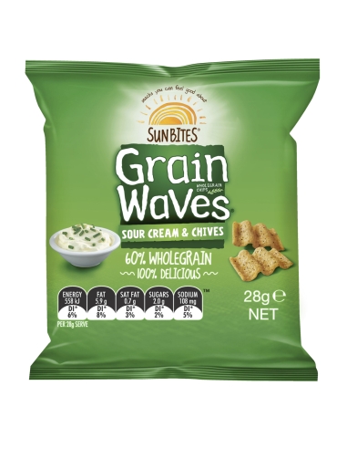 Grainwaves Crema acida e Chives 28g x 21