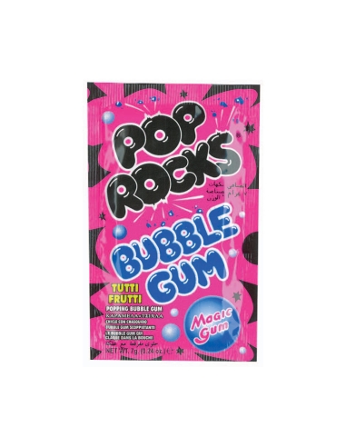 Pop Rock Gum Tutti Fruiti verpakking 7g x 50